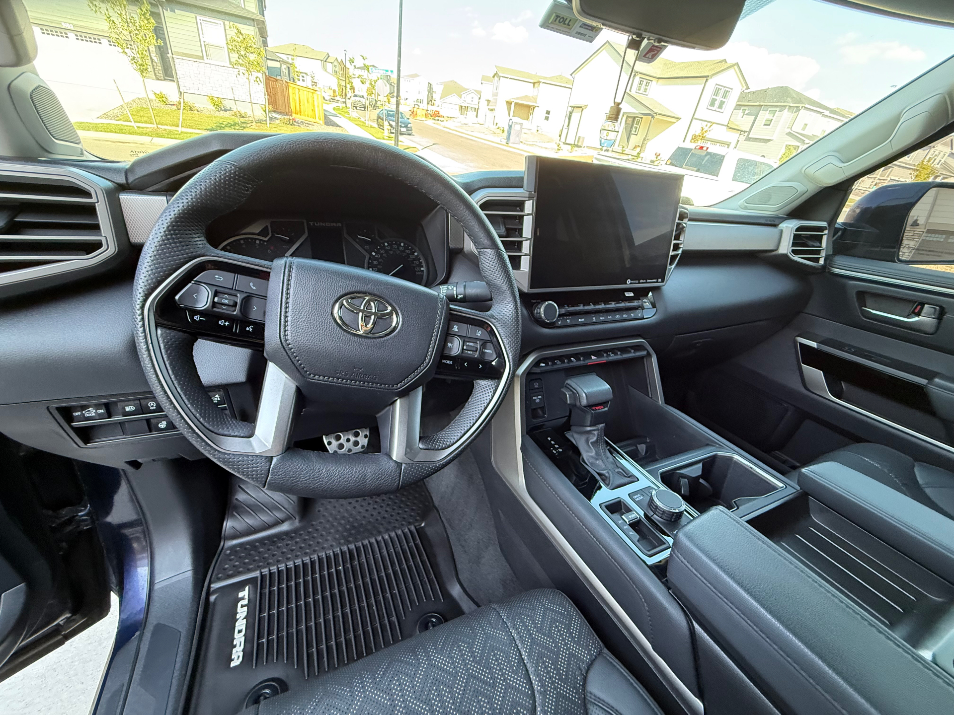Toyota Tundra dashboard and cabin after interior detail